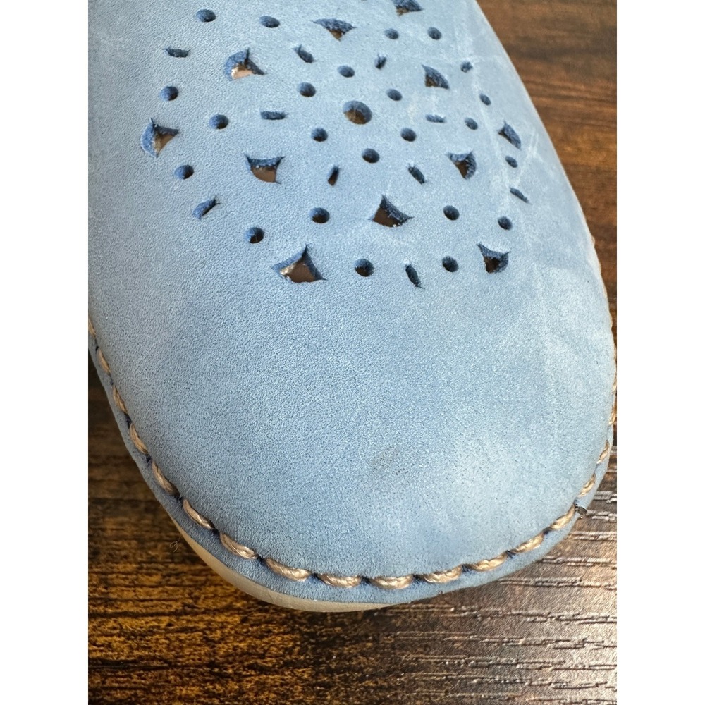 SAS Tripad Comfort Willow Slip On Loafer Mary Jane Cutout Walking Shoe Blue 8 WW - Picture 4 of 15